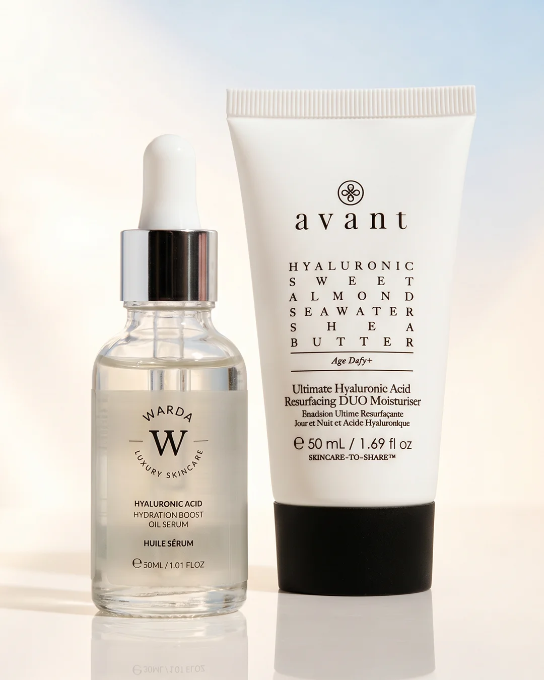 Hyaluronic Acid Oil Serum + Anti-Age Moisturiser